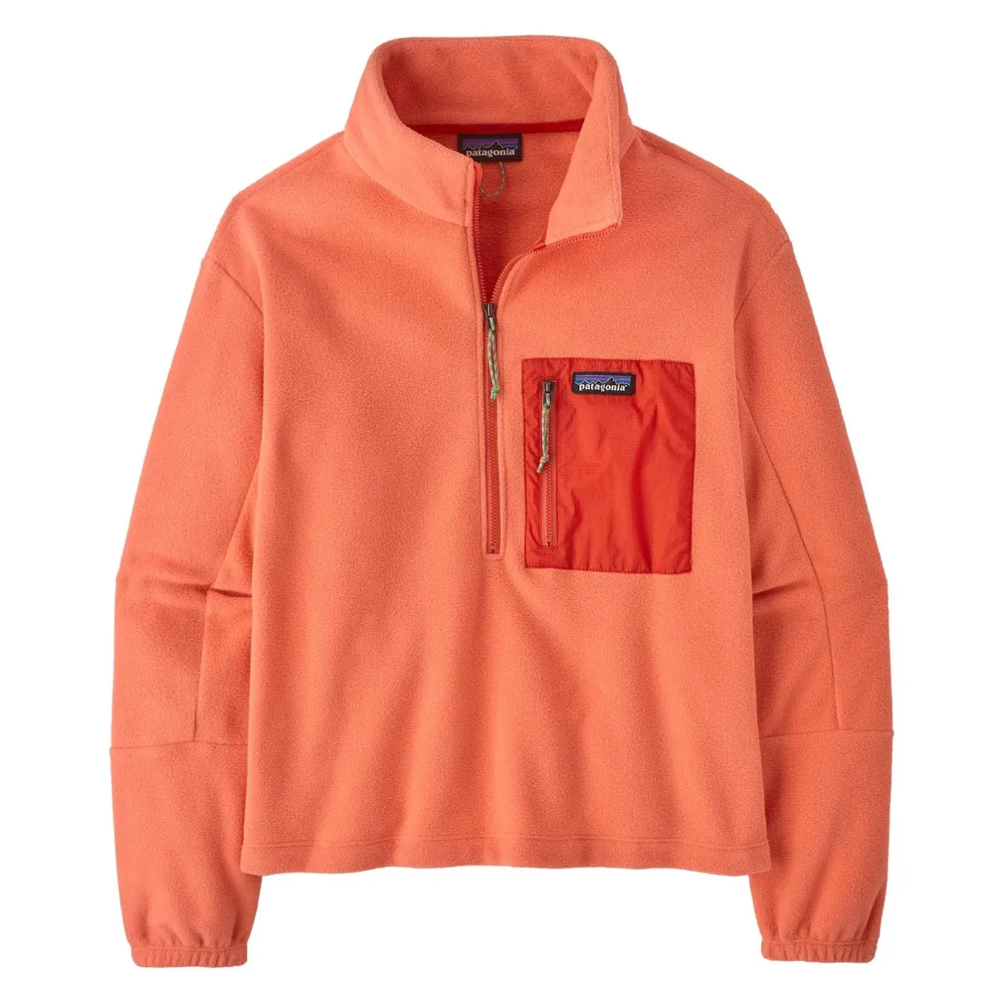 Patagonia Sweaters Og Pullovers<Womens Microdini 1/2 Zip P/O Orange (COHO CORAL)