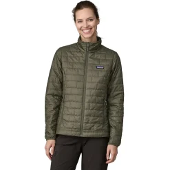 Et Grønnere Valg Varme Jakker<Patagonia Womens Nano Puff Jacket Grøn (PINE NEEDLE GREEN)