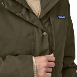 Patagonia Varme Jakker<Womens Pine Bank 3-in-1 Parka Grøn (BASIN GREEN)