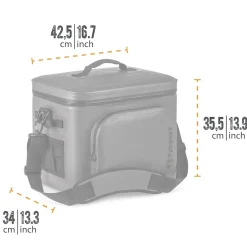 Petromax Udstyr Til Bålmad|Køletasker Og Kølebokse<Cooler Bag 22 L Grå (DARK GREY)