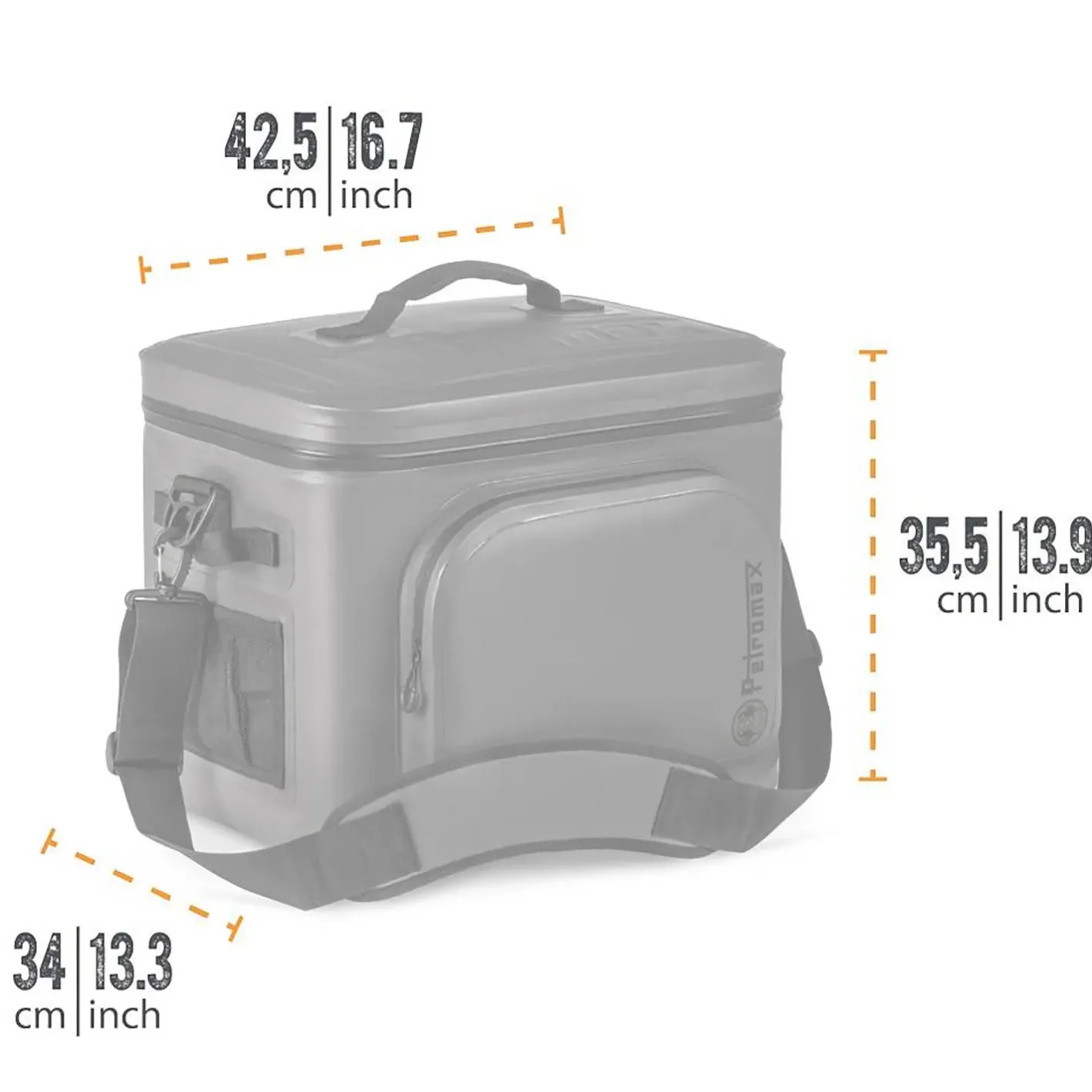 Petromax Udstyr Til Bålmad|Køletasker Og Kølebokse<Cooler Bag 22 L Grå (DARK GREY)
