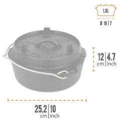 Petromax Udstyr Til Bålmad|Gryder Og Pander<Dutch Oven Ft3