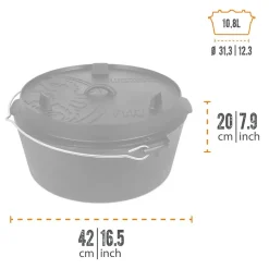 Petromax Udstyr Til Bålmad|Gryder Og Pander<Dutch Oven Ft12 11,5l