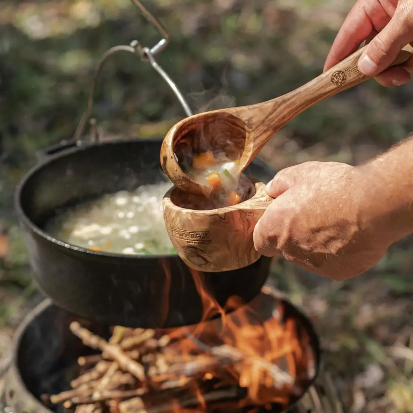 Petromax Udstyr Til Bålmad|Bestik, Tallerkener Og Kopper<Kuksa Cup Brun (OLIVE WOOD)
