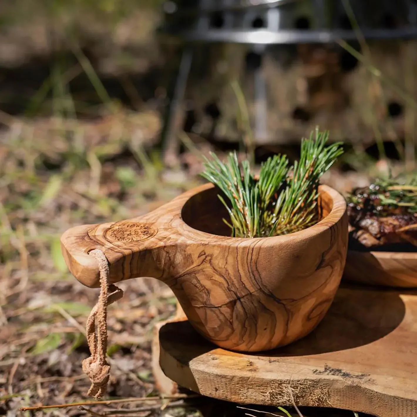 Petromax Udstyr Til Bålmad|Bestik, Tallerkener Og Kopper<Kuksa Cup Brun (OLIVE WOOD)