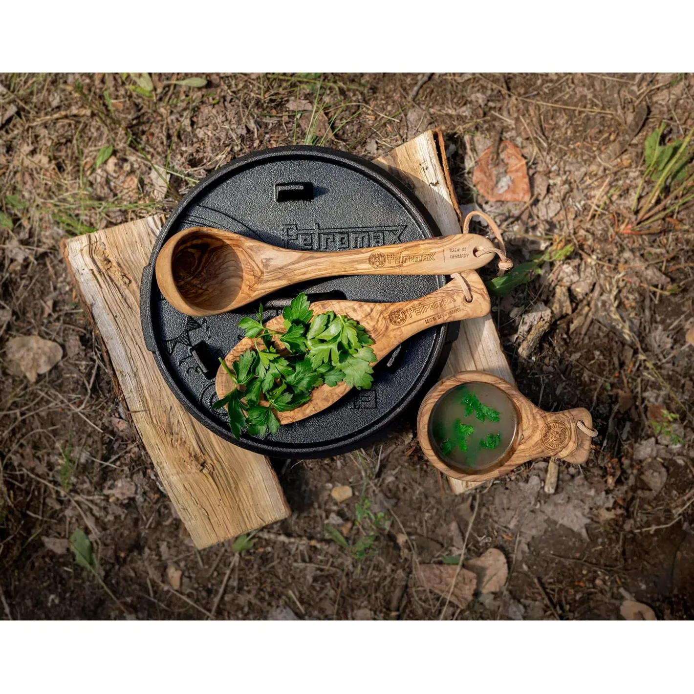 Petromax Udstyr Til Bålmad|Tilbehør Til Kogegrej<Ladle Olive Wood Brun (OLIVE WOOD)