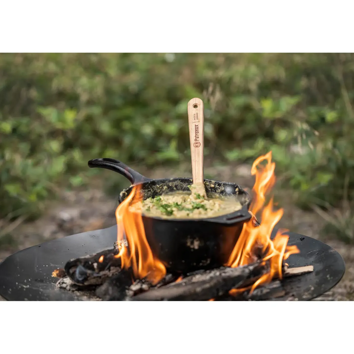 Petromax Udstyr Til Bålmad|Tilbehør Til Kogegrej<Wooden Spatula With Logo