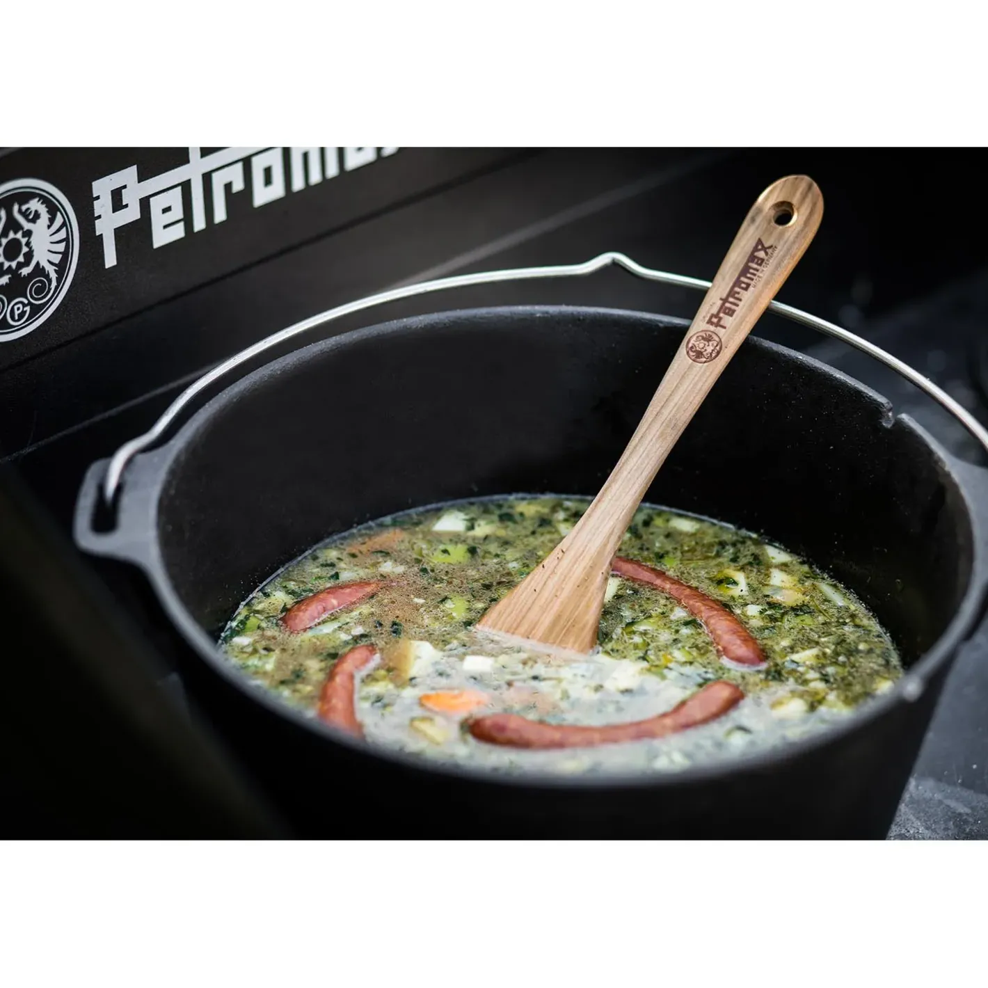 Petromax Udstyr Til Bålmad|Tilbehør Til Kogegrej<Wooden Spatula With Logo