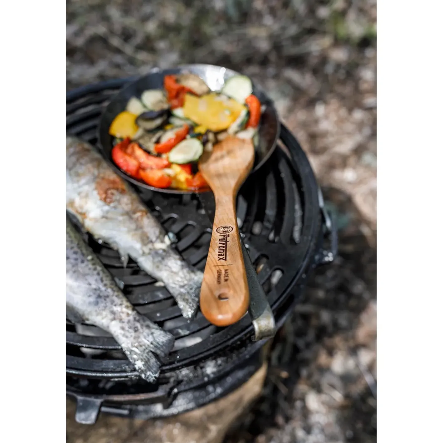 Petromax Udstyr Til Bålmad|Tilbehør Til Kogegrej<Wooden Spoon With Logo