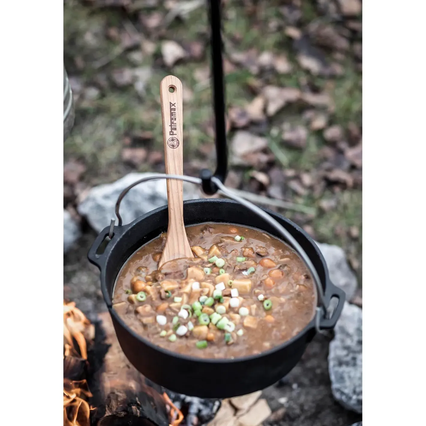 Petromax Udstyr Til Bålmad|Tilbehør Til Kogegrej<Wooden Spoon With Logo