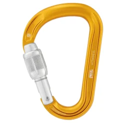 Petzl Karabiner<Attache Screw Lock Carabiner Gul (YELLOW)