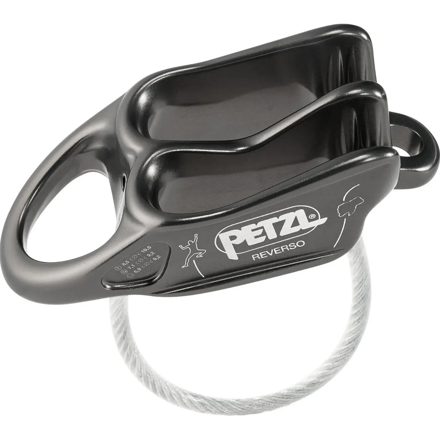 Petzl Bremser<Reverso Belay Device Grå (GRAY)