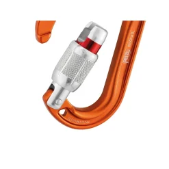 Petzl Karabiner<Rocha Screw Lock Carabiner Orange (ORANGE)