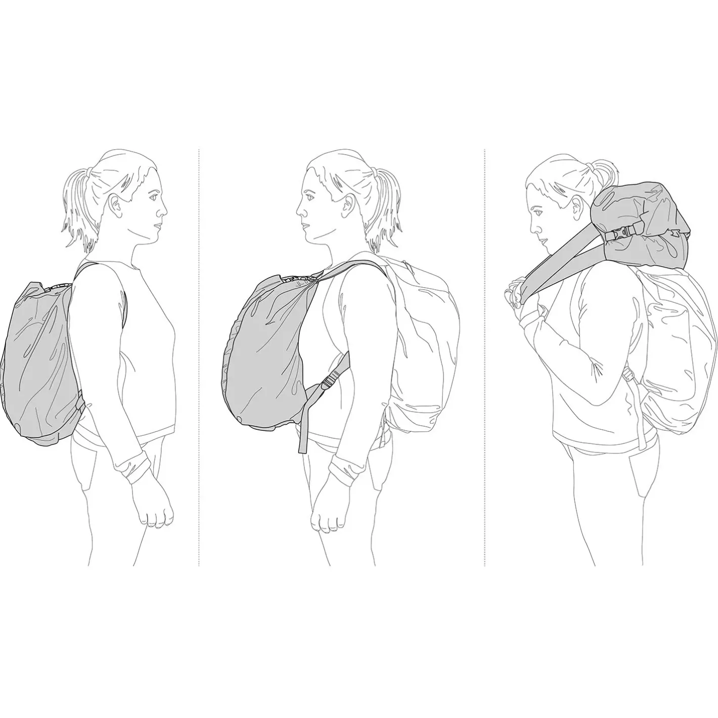 Petzl Tilbehør Til Klatregrej<Split Rope Bag 25 L Grå (GRAY)