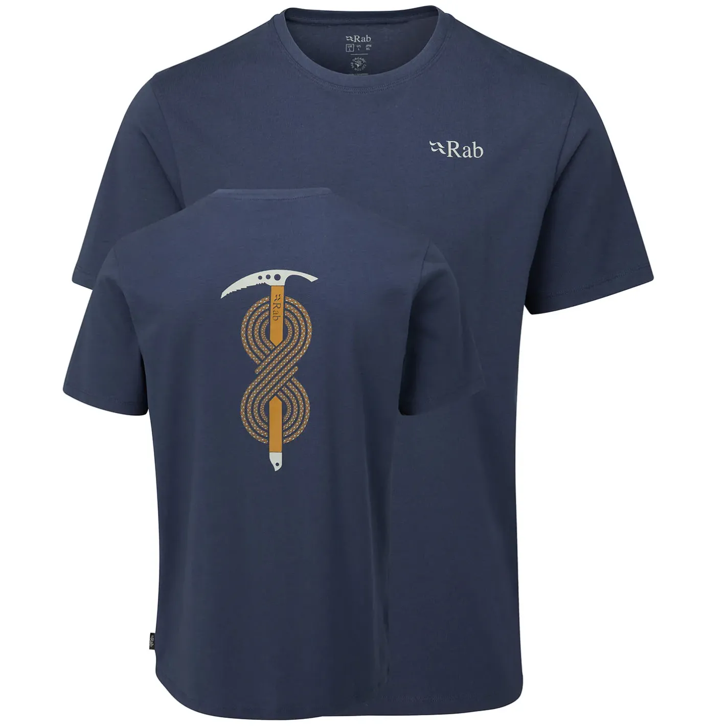 RAB T-Shirts<Mens Stance Axe Tee Blå (DEEP INK)