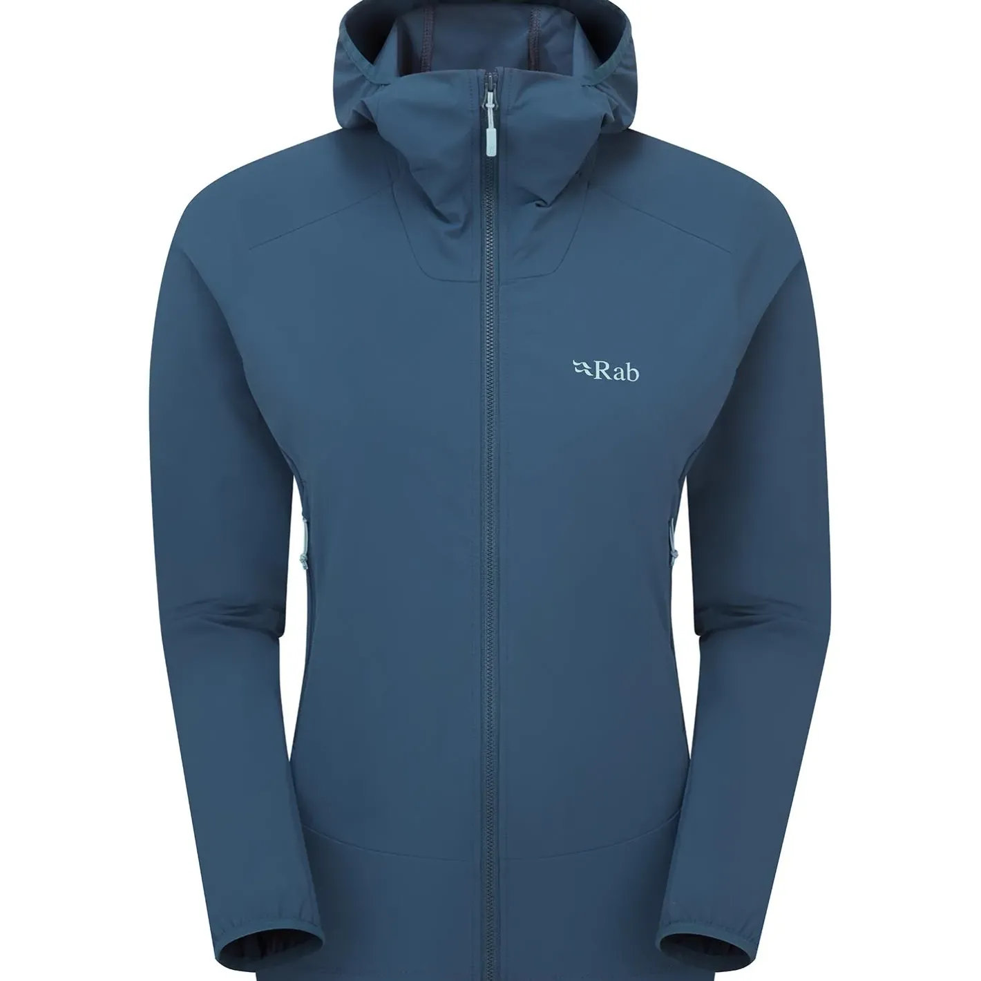 RAB Softshelljakker<Womens Borealis Hoody Blå (TEMPEST BLUE)