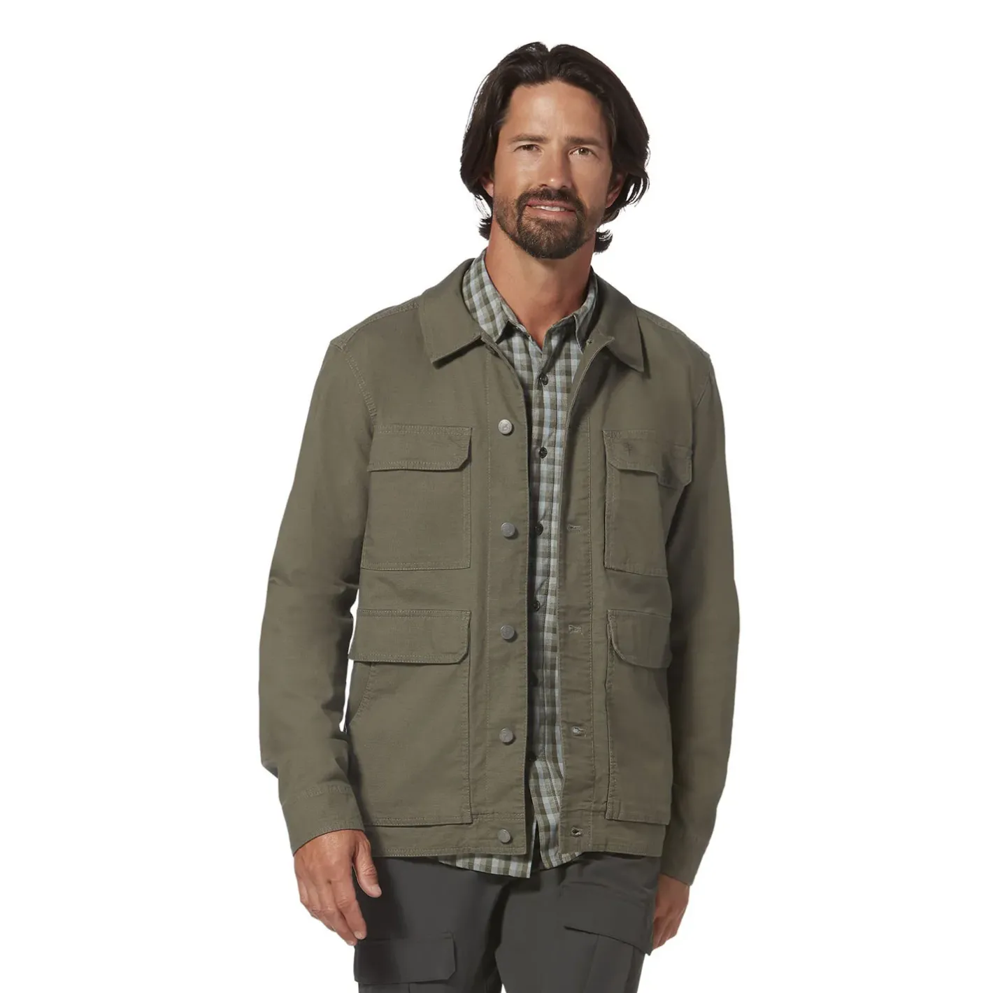 Et Grønnere Valg Softshelljakker<Royal Robbins Mens Billy Goat II Jacket Grøn (EVERGLADE)