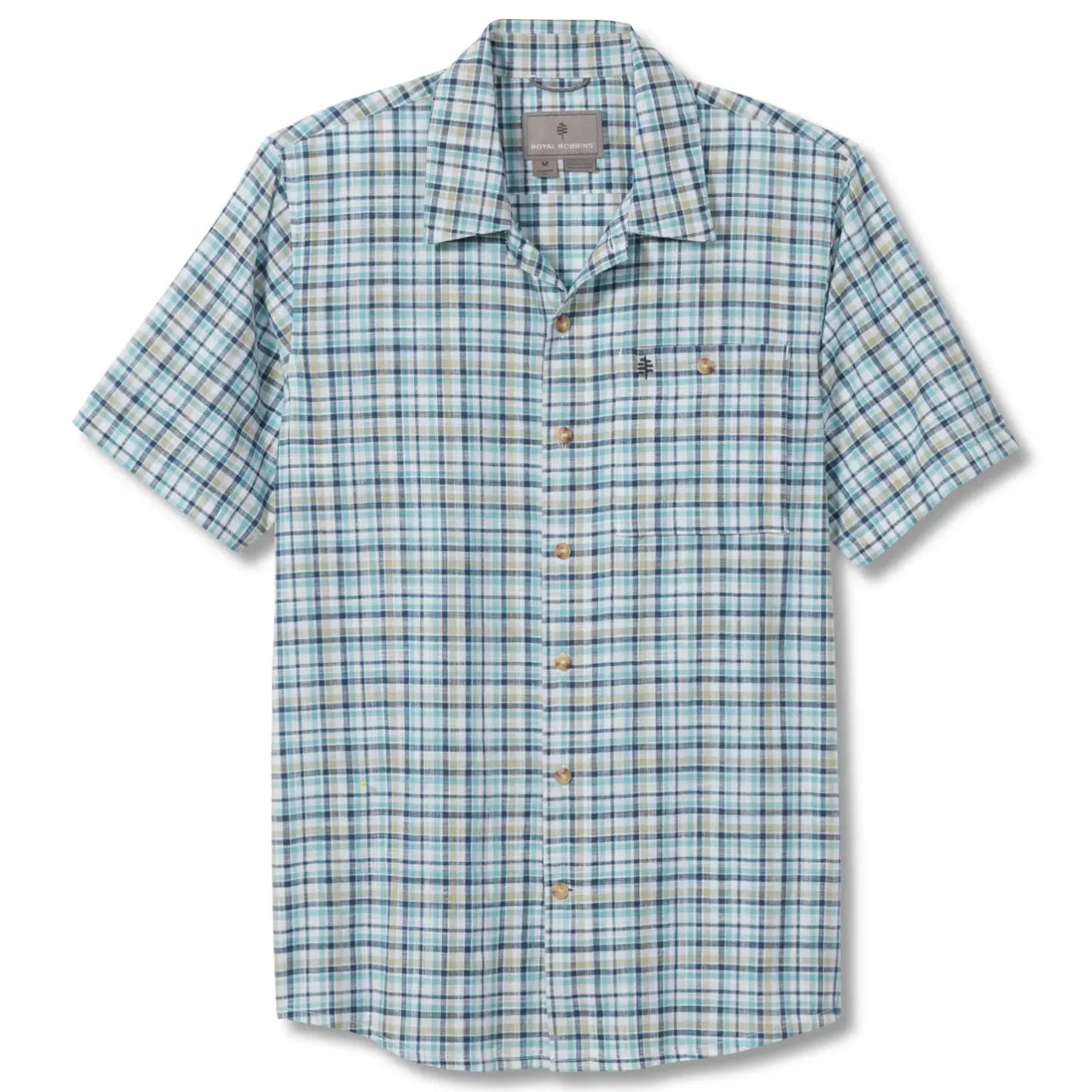 Et Grønnere Valg T-Shirts<Royal Robbins Mens Redwood Plaid S/S