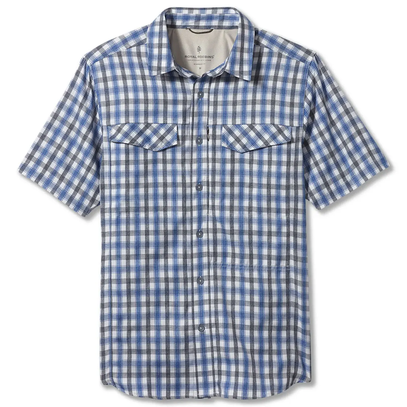 Royal Robbins Skjorter<Mens Travel Light S/S Grå (CADET)