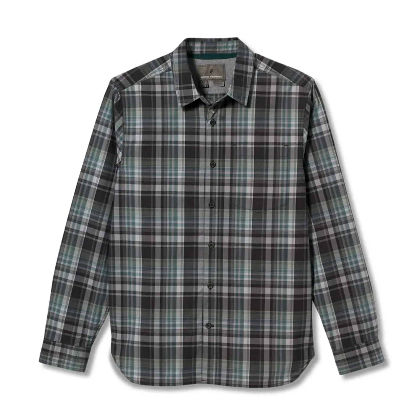 Et Grønnere Valg Skjorter<Royal Robbins Mens Trouvaille Organic Cotton Plaid L/S