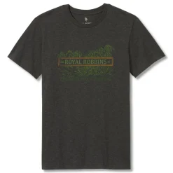Et Grønnere Valg T-Shirts<Royal Robbins Mens Vintage Patch S/S Grå (CHARCOAL HTR)