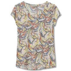 Royal Robbins T-Shirts<Womens Featherweight Tee Hvid (IVORY CAULFIELD PT)