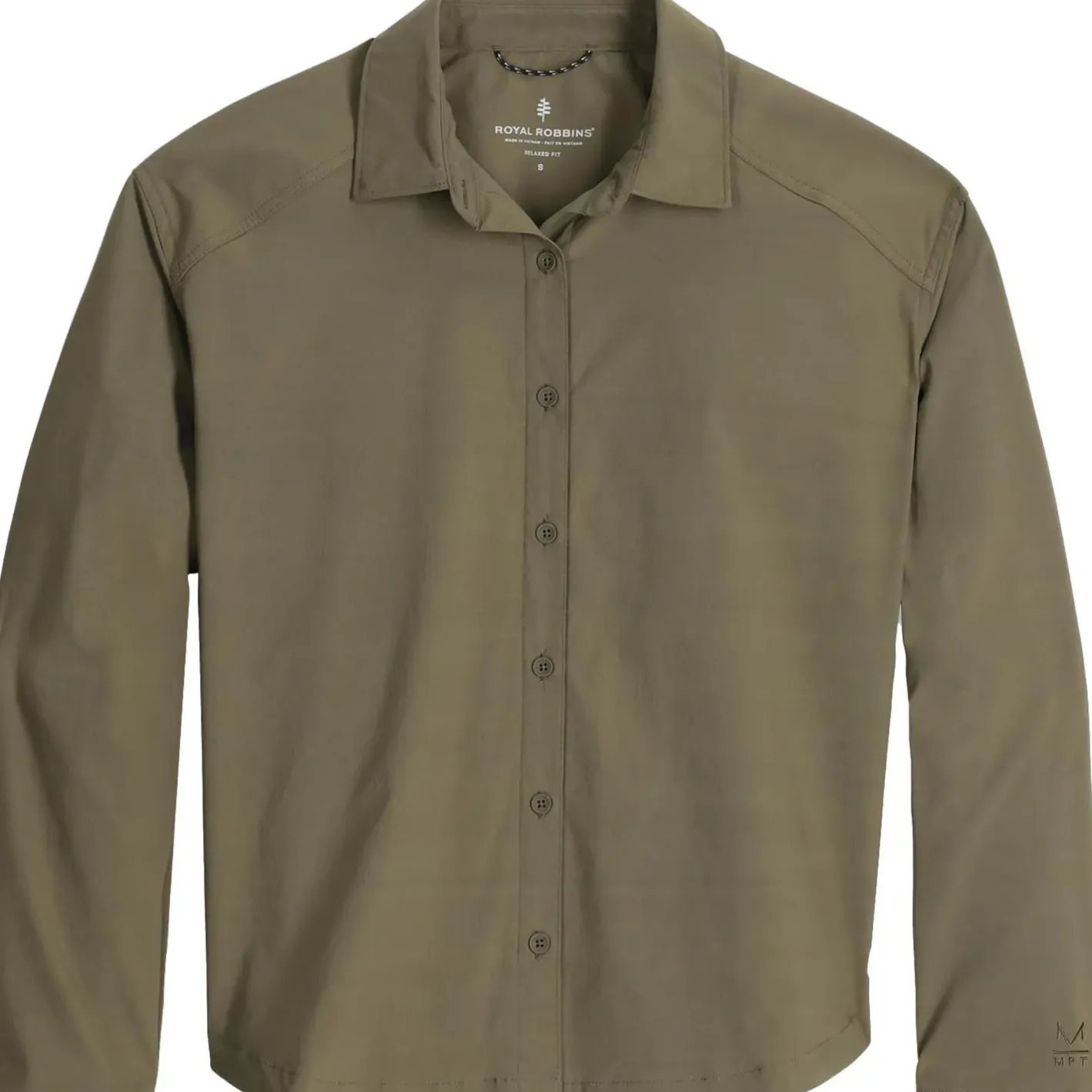 Et Grønnere Valg Skjorter<Royal Robbins Womens Wilder Shirt L/S Grøn (EVERGLADE)