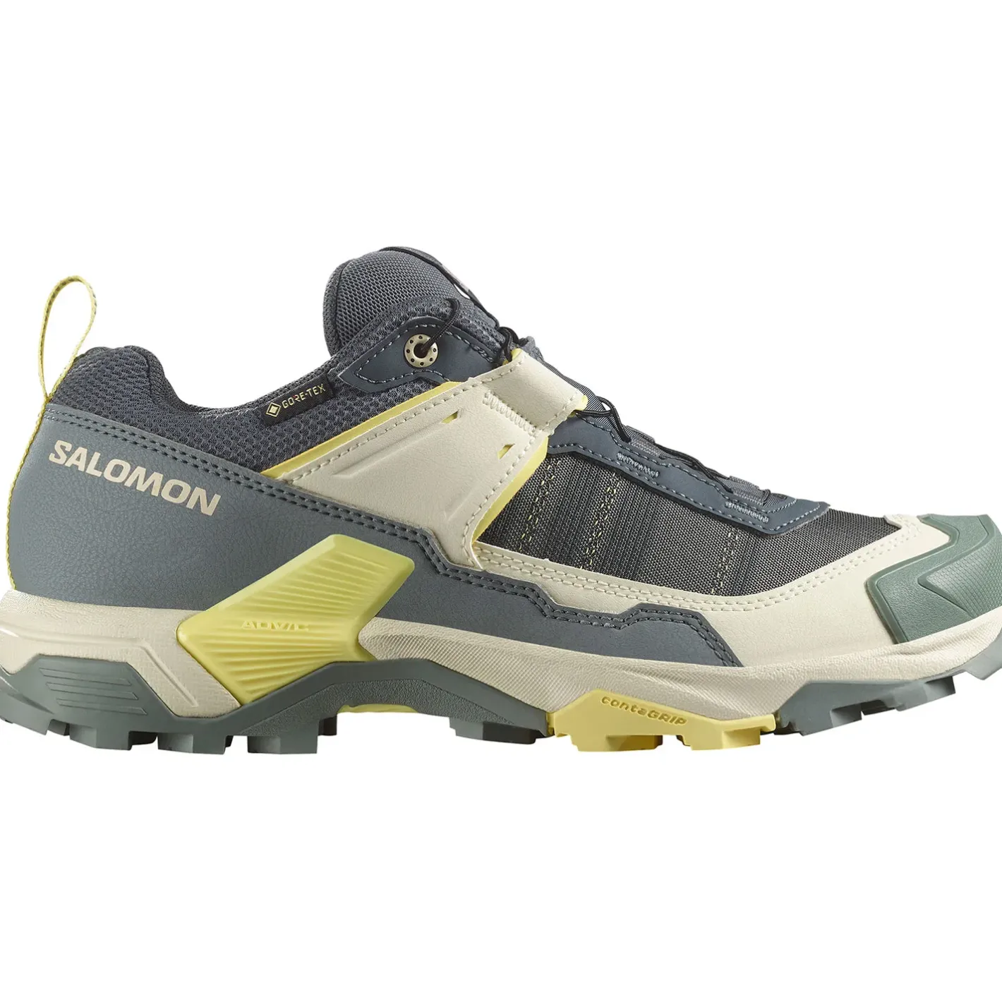 Salomon Vandresko|Vandresko<Womens X Ultra 5 GTX Grå (TURBULENCE/SEDONA SAGE/YELL)