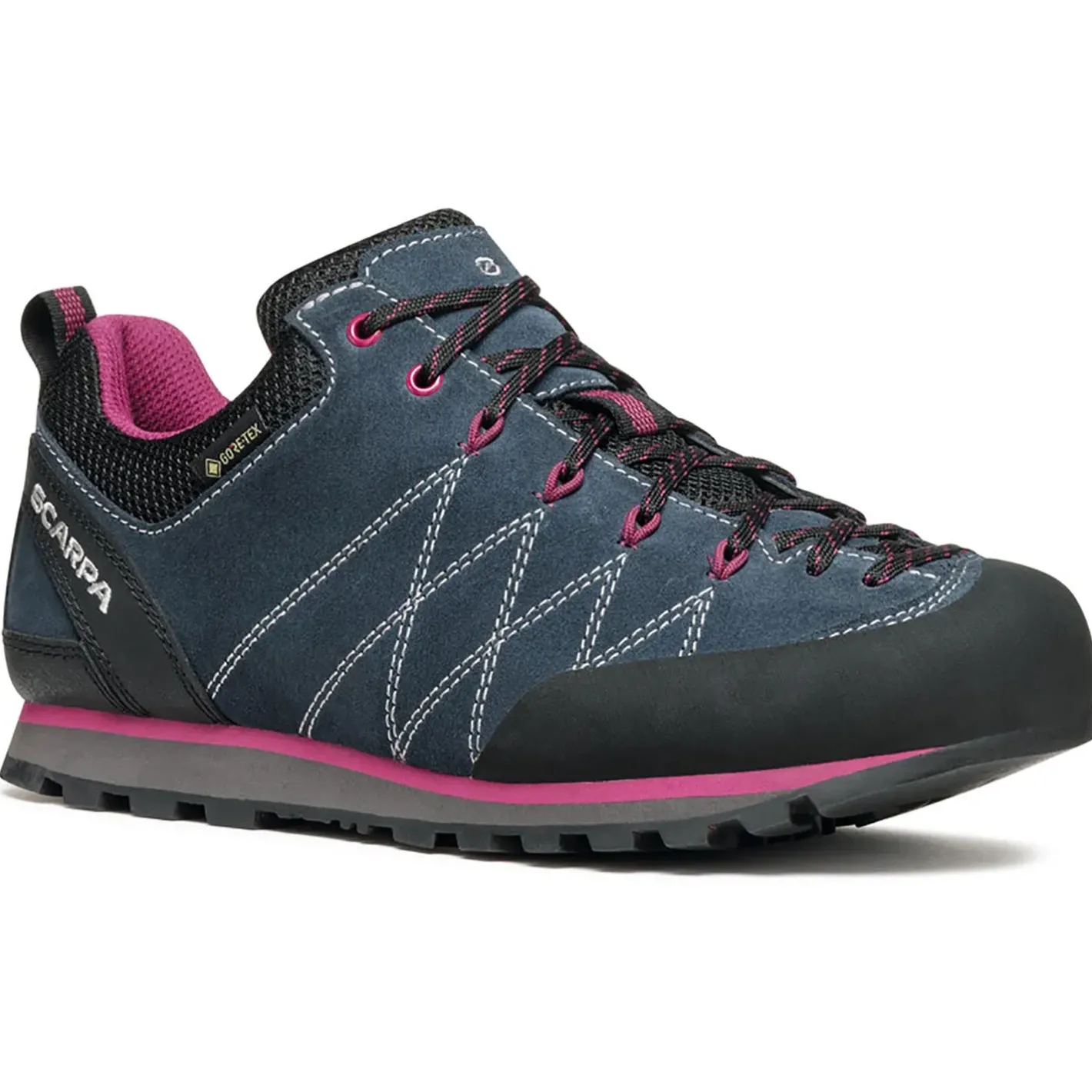 Scarpa Vandresko|Vandresko<Womens Crux GTX Blå (OMBRE BLUE/CHERRY)