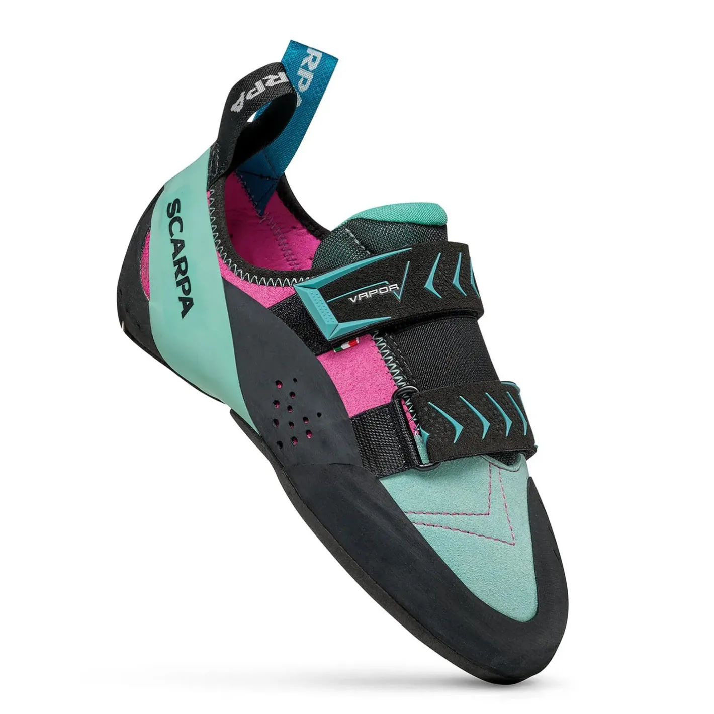 Scarpa Klatresko|Klatresko<Womens Vapor V S19 Grå (DAHLIA/AQUA)