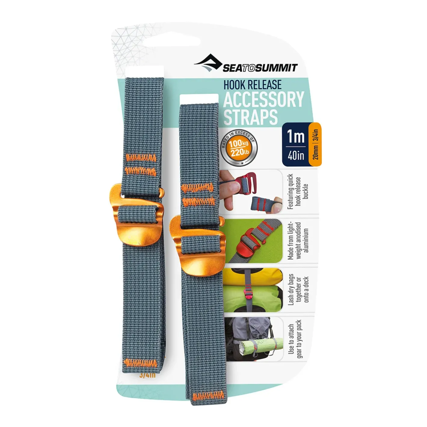 Sea to Summit Tilbehør Til Rejseudstyr<Accessory Hook Straps