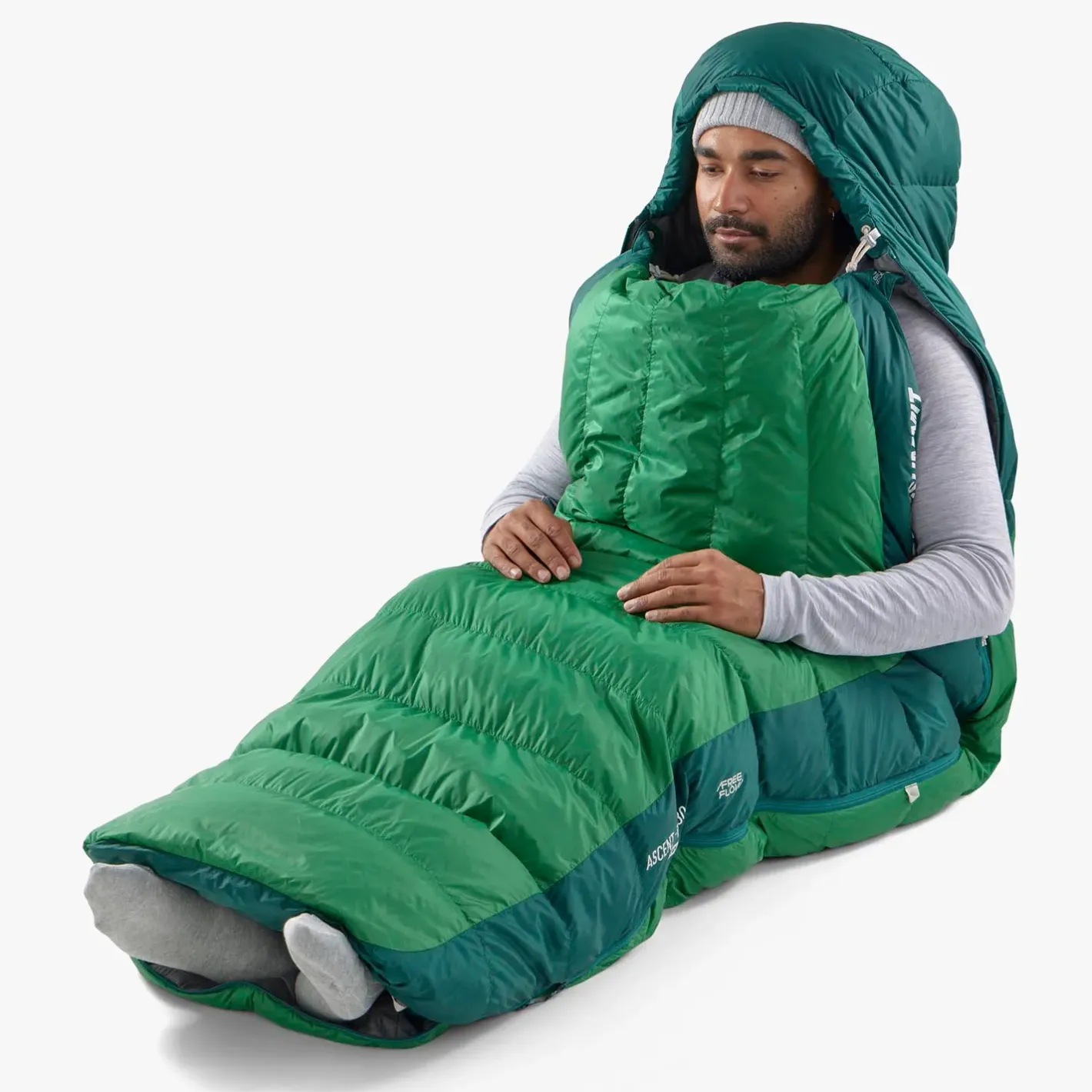 Sea to Summit Dunsoveposer<Ascent -1c Down Sleeping Bag Grøn (RAIN FOREST GREEN)