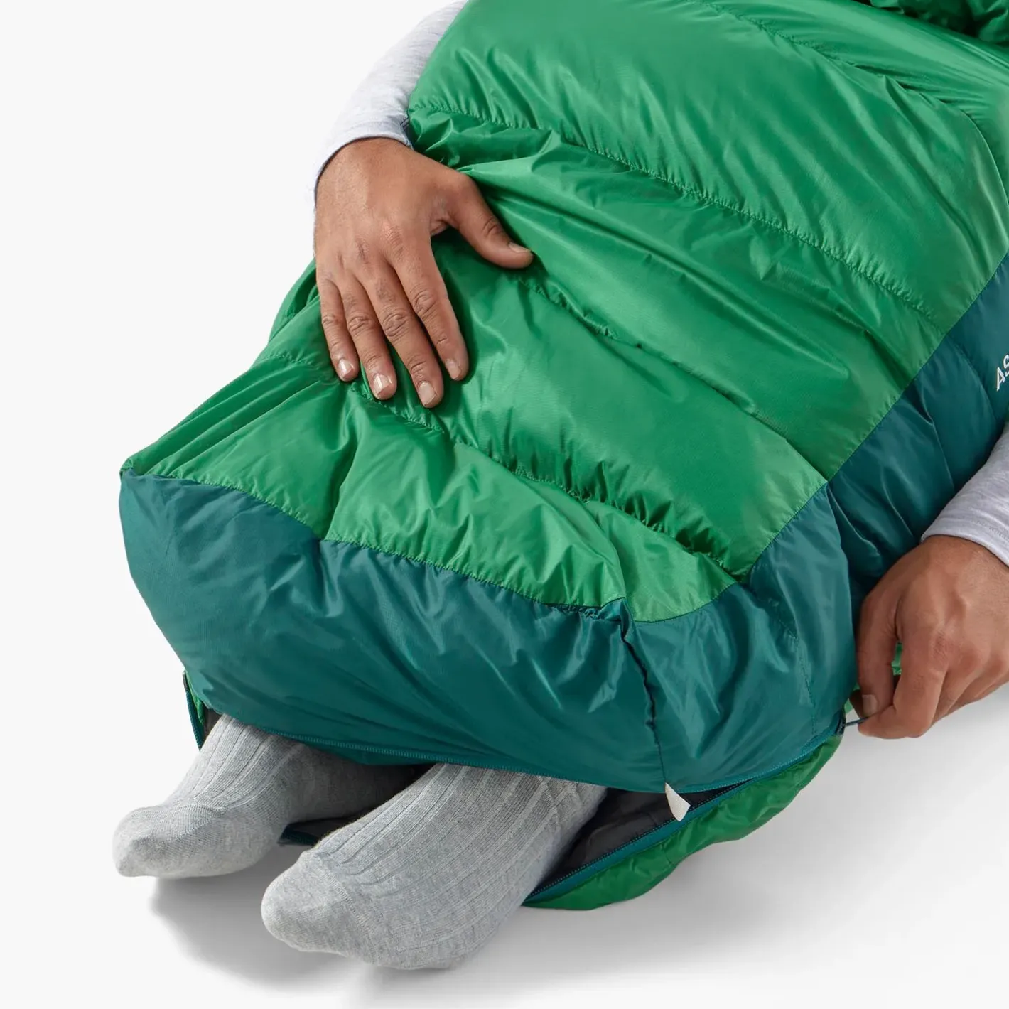 Sea to Summit Dunsoveposer<Ascent -1c Down Sleeping Bag Grøn (RAIN FOREST GREEN)