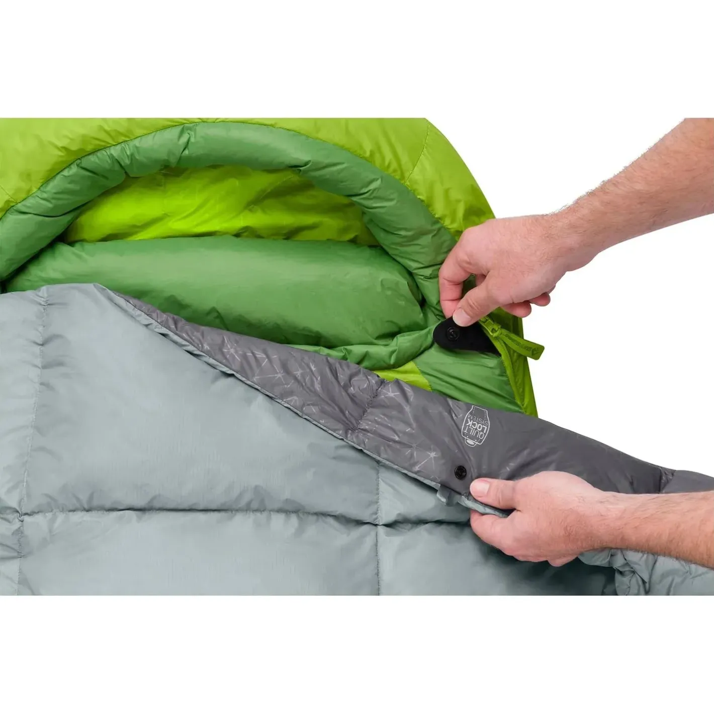 Sea to Summit Lagenposer<Cinder Cd1 Integrated Down Quilt Large Grå (PALE GREY/DARK GREY)
