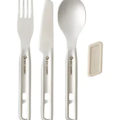 Sea to Summit Bestik, Tallerkener Og Kopper<Detour Cutlery Set 1 Pers (3 Pcs) Grå (STAINLESS STEEL)