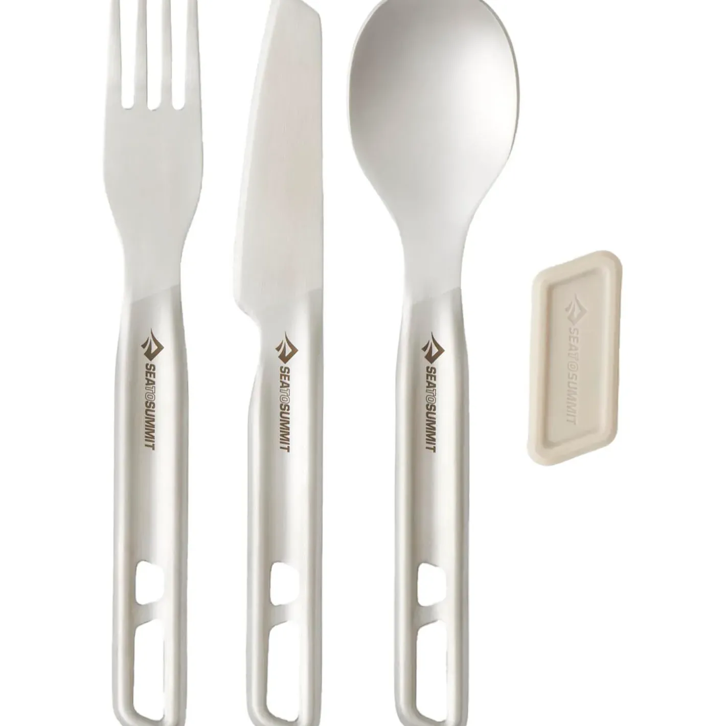 Sea to Summit Bestik, Tallerkener Og Kopper<Detour Cutlery Set 1 Pers (3 Pcs) Grå (STAINLESS STEEL)