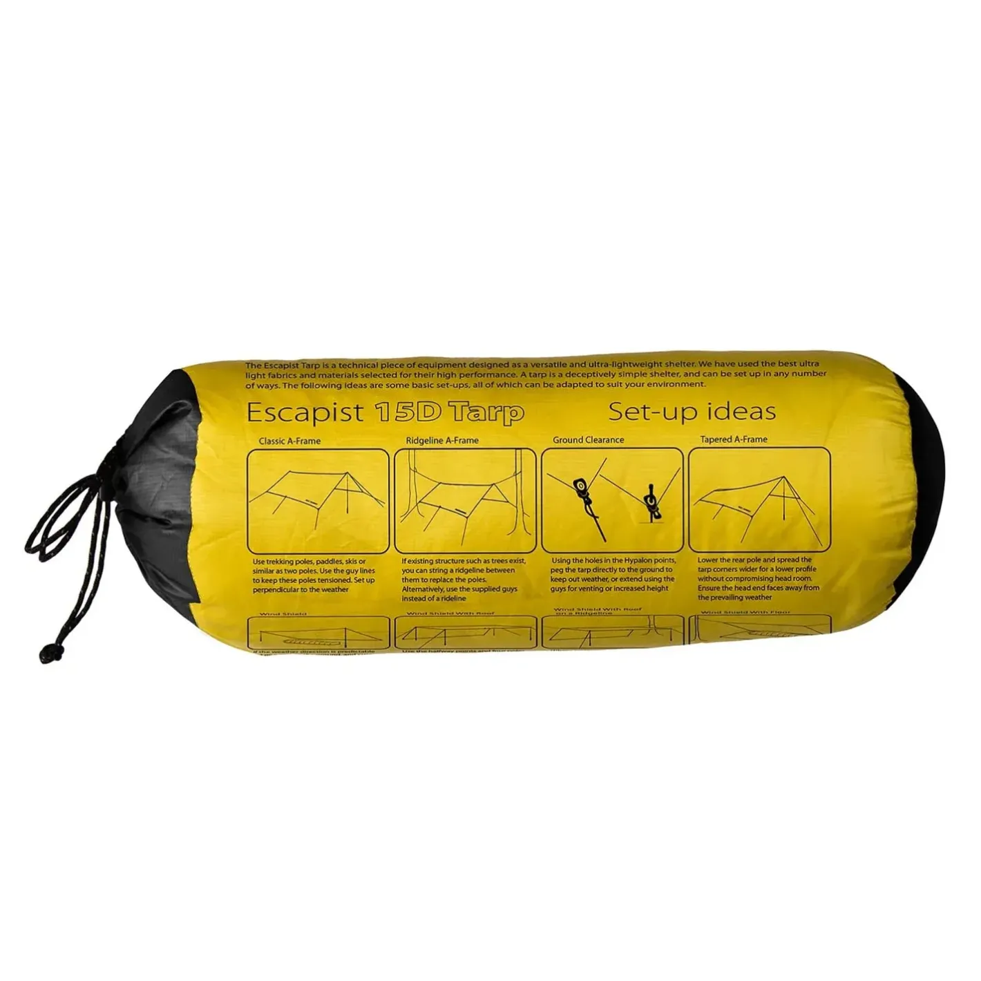 Sea to Summit Tarps<Escapist 15d Tarp Large 3m X 3m Grøn (LIME)