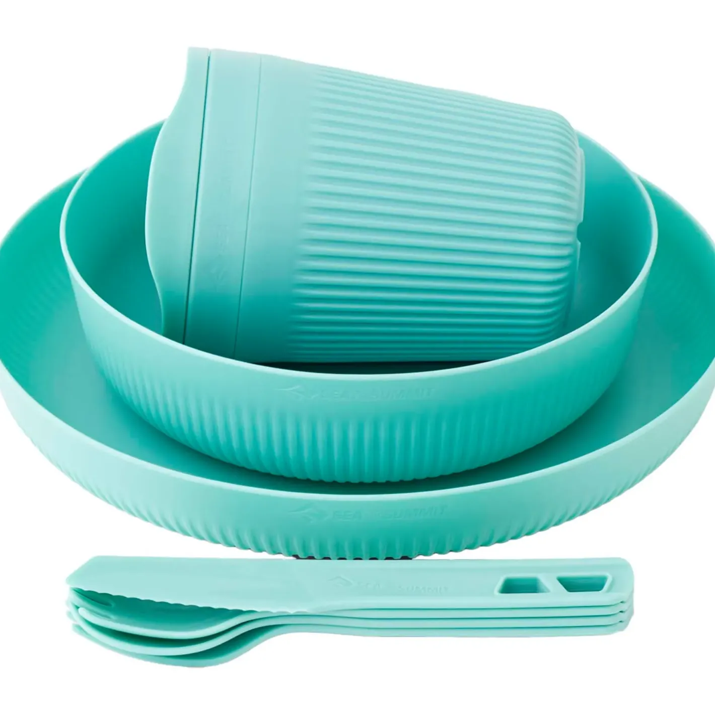 Sea to Summit Bestik, Tallerkener Og Kopper<Passage Dinnerware Set 1 Pers (7 Pcs) Blå (AQUA SEA BLUE)