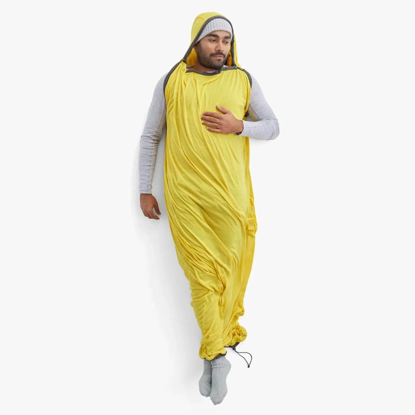 Sea to Summit Lagenposer<Reactor Liner Mummy W/ Drawcord Gul (YELLOW)
