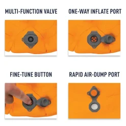 Sea to Summit Oppustelige Liggeunderlag<Ultralight Asc Insulated Mat Large Orange (ORANGE)
