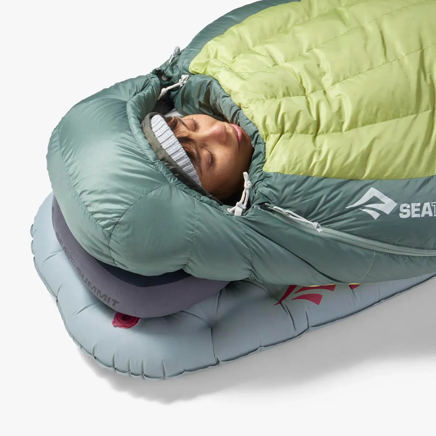 Sea to Summit Dunsoveposer<Womens Ascent -9c Down Sleeping Bag Grøn (CELERY GREEN)