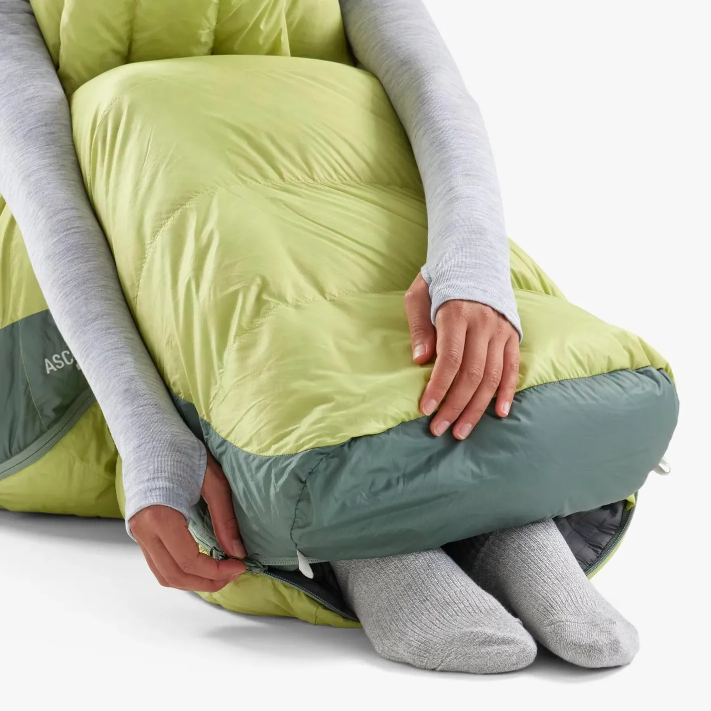 Sea to Summit Dunsoveposer<Womens Ascent -9c Down Sleeping Bag Grøn (CELERY GREEN)