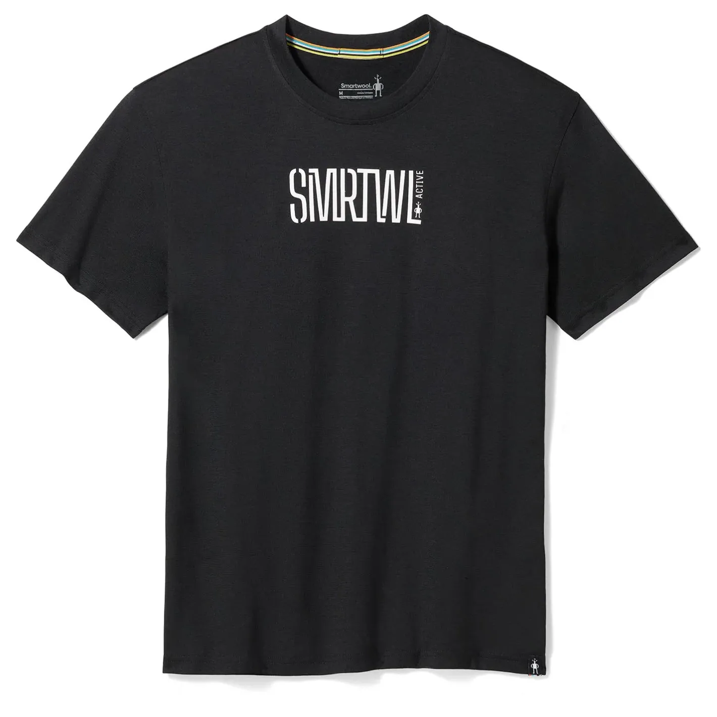 Smartwool T-Shirts<Mens Active Logo Graphic Short S/S Tee Sort (BLACK)