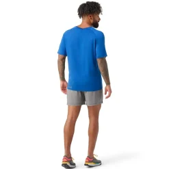Smartwool T-Shirts<Mens Active Ultralite Graphic S/S Tee Blå (BLUEBERRY HILL)