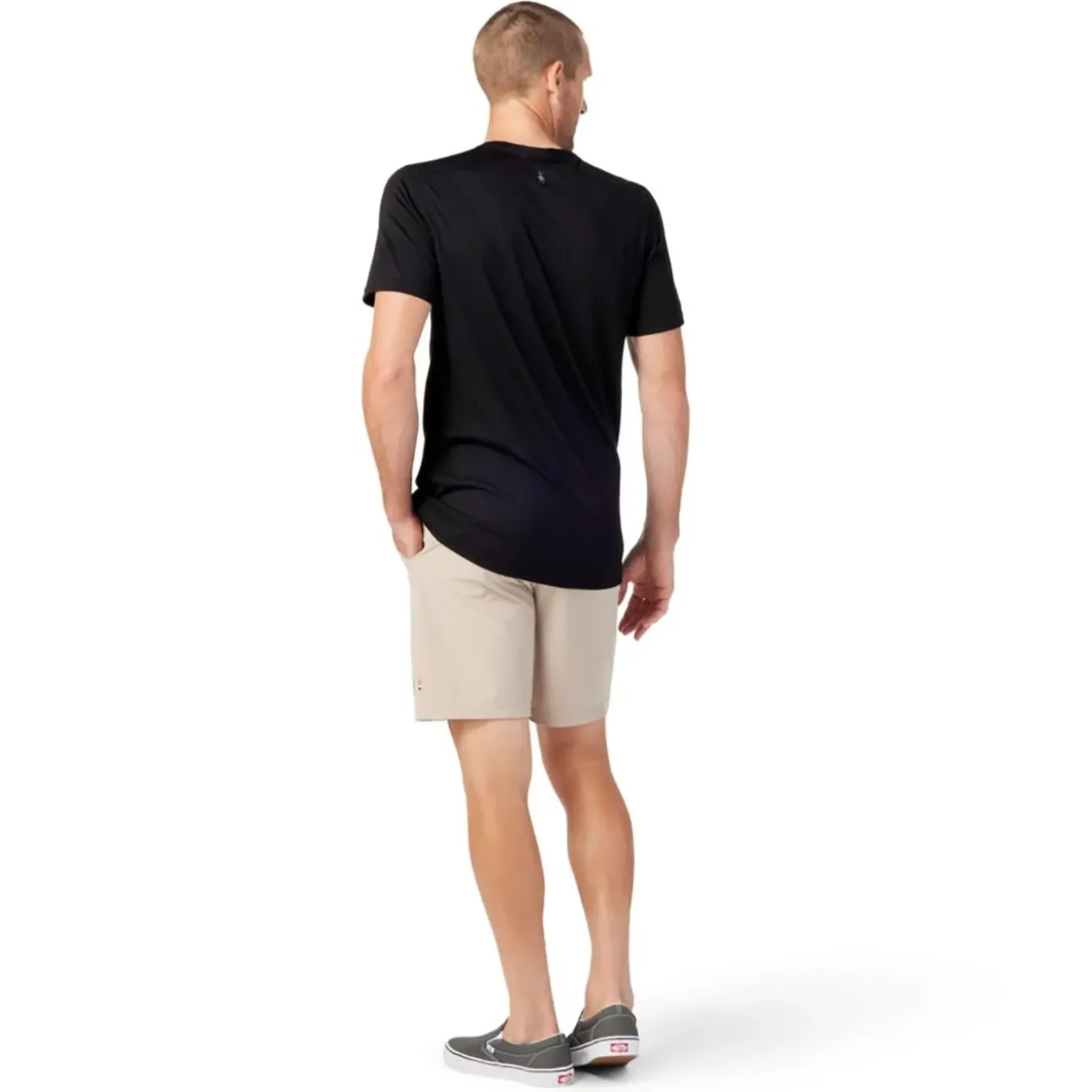 Smartwool T-Shirts<Mens Merino Sport 150 Overland Trek SS T Sort (BLACK)