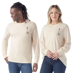 Smartwool T-Shirts<Mens Ski Circus Graphic L/S Tee Slim Fit Brun (ALMOND)