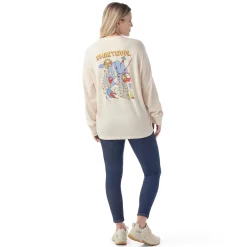 Smartwool T-Shirts<Mens Ski Circus Graphic L/S Tee Slim Fit Brun (ALMOND)