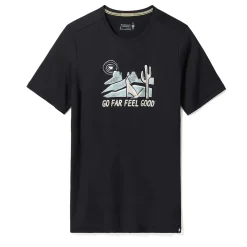Smartwool T-Shirts|T-Shirts<Moonlight Desert Graphic SS Tee Slim Fit Sort (BLACK)