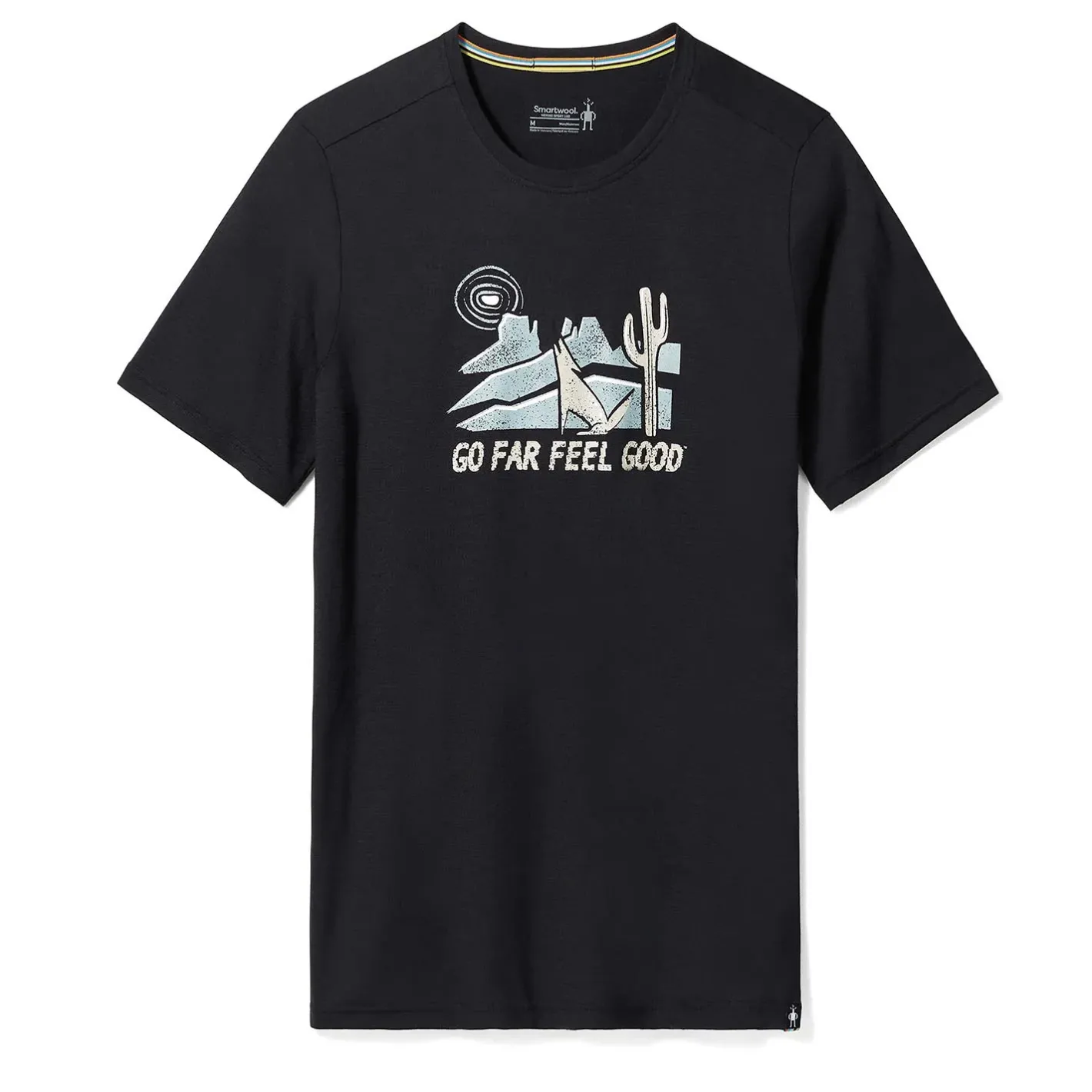Smartwool T-Shirts|T-Shirts<Moonlight Desert Graphic SS Tee Slim Fit Sort (BLACK)