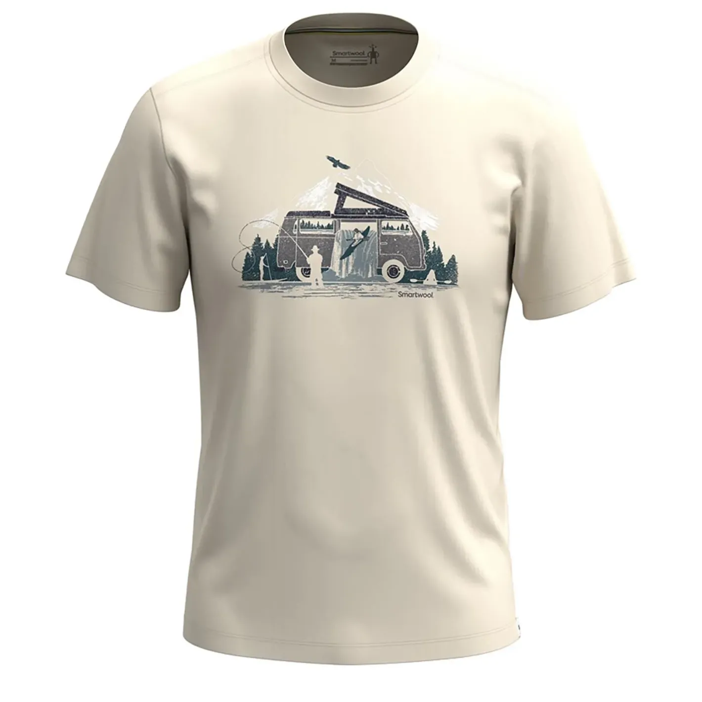 Et Grønnere Valg T-Shirts|T-Shirts<Smartwool River Van Graphic S/S Tee Slim Fit